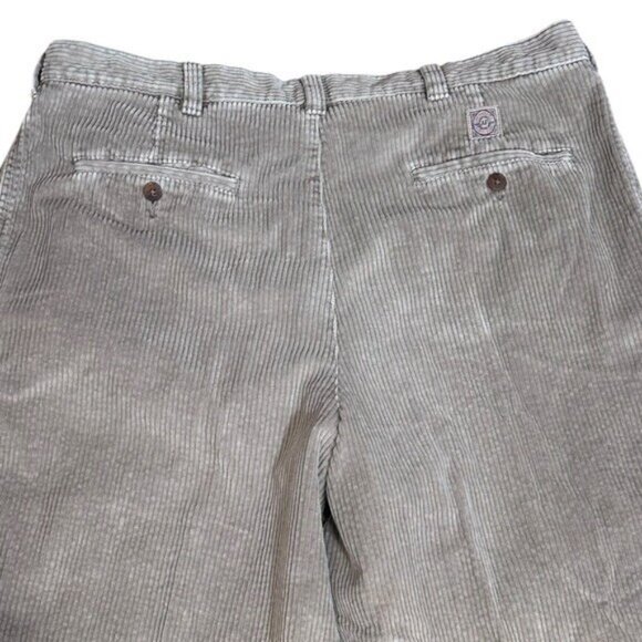 Abercrombie & Fitch Men's 38 x 32 Corduroy Pants Tan Vintage 90's Prep Baggy Y2K - Picture 4 of 8